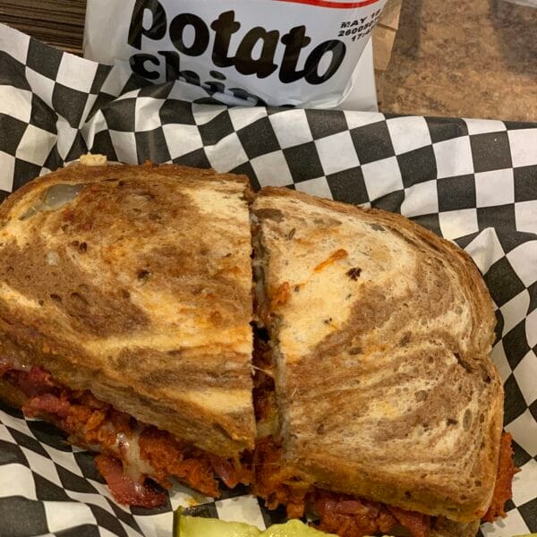 Hot Pastrami Sandwich