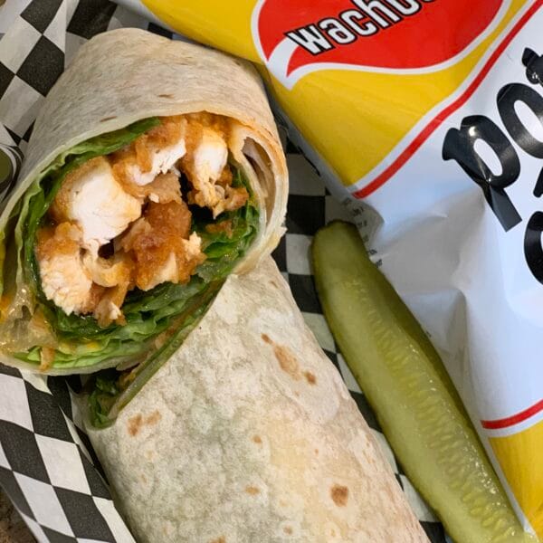 Buffalo Chicken Finger Wrap